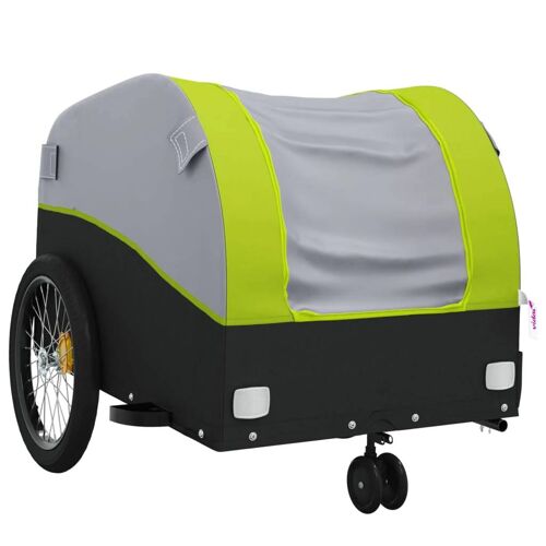 Remorque Chariot Transport De Vélo 30 Kg Fer Vert Helloshop26 02_0044097