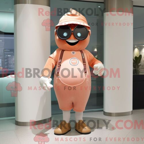 Costume De Mascotte Redbrokoly De Cyclope Pêche Personnage Habillé D Un Pantalon Chino Et De Montres-Bracelets