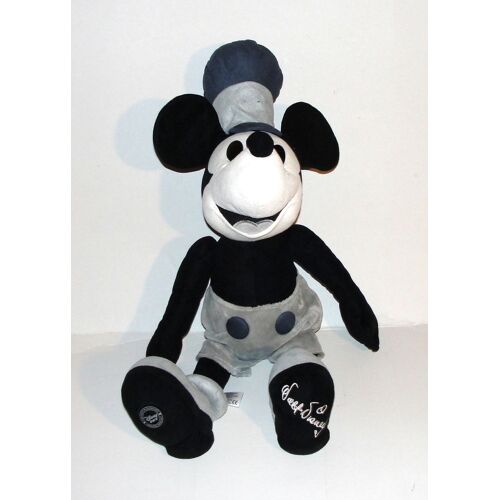 Peluche Mickey Noir Et Blanc Disney Doudou Mickey 55 Cm