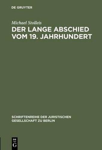 Der Lange Abschied Vom 19. Jahrhundert