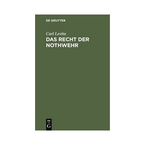 Das Recht Der Nothwehr