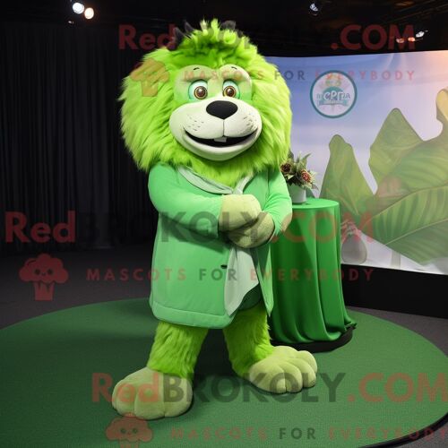Costume De Mascotte Redbrokoly De Tigre À Dents De Sabre Lavande Personnage Habillé Avec Un Sweat À Capuche Et Des Boucles D Oreilles