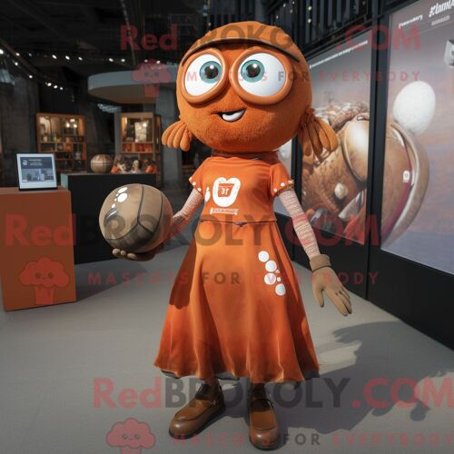 Costume Mascotte Redbrokoly De Bélier Vert Forêt Habillé D Un Débardeur Et De Bérets