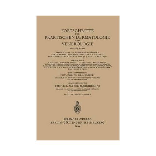 Fortschritte Der Praktischen Dermatologie Und Venerologie