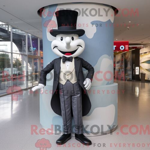 Personnage De Costume De Mascotte Redbrokoly De Fer À Cheval Habillé Avec Une Veste De Costume Et Des Noeuds Papillons