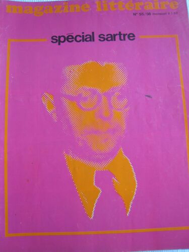 Magazine Littéraire Septembre 1970 N° 55-56 Spéciall Sartre