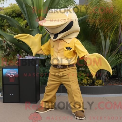 Costume De Mascotte Redbrokoly De Gâteaux De Crabe Bleu Ciel Habillé Avec Un Pantalon Habillé Et Des Pinces À Chaussures