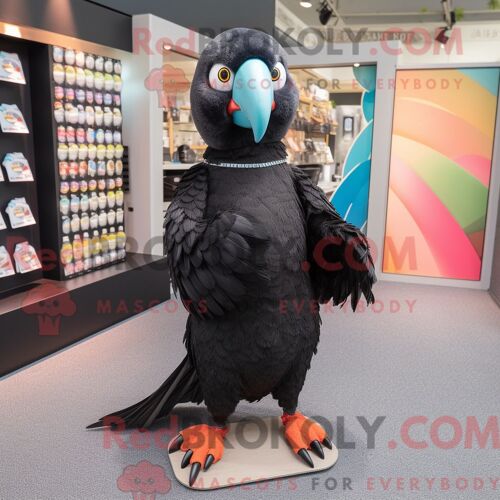 Personnage De Costume De Mascotte Redbrokoly De Maroon Pizza Habillé Avec Un Pantalon Cargo Et Des Pinces À Chaussures