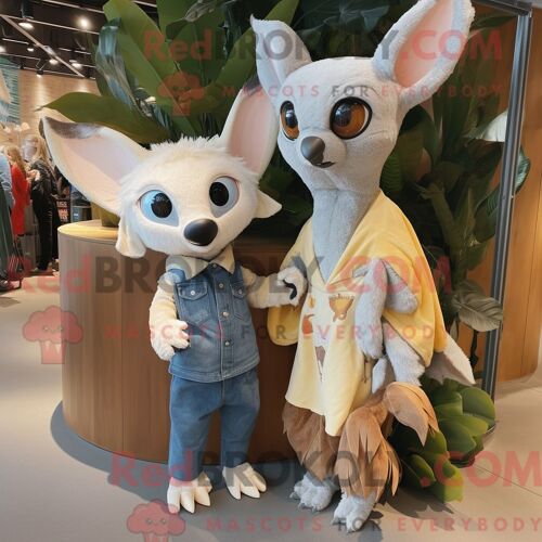 Costume De Mascotte Redbrokoly De Pizza Sarcelle Habillé D Un Pantalon Chino Et De Sacs Messager