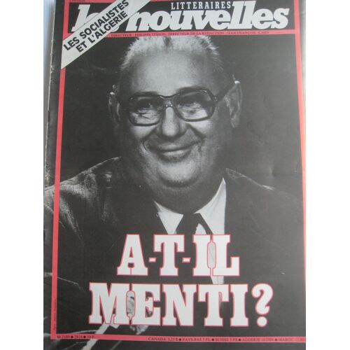 Les Nouvelles Littéraires Du 26 11 1981 N° 2814. De Broglie: Ponia A-T-Il Menti?