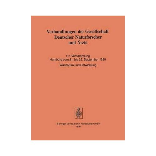 Verhandlungen Der Gesellschaft Deutscher Naturforscher Und Ärzte