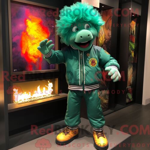 Costume De Mascotte Redbrokoly De Hot Dogs À La Lavande Personnage Habillé Avec Un Short Et Des Épingles À Cravate