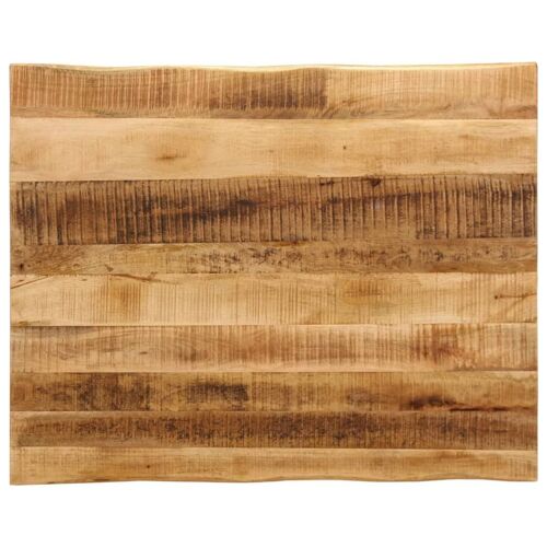 Vidaxl Dessus De Table Bord Vivant 90x80x3,8 Cm Bois De Manguier Brut