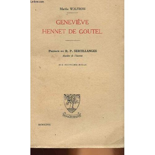 Genevieve Hennet De Goutel