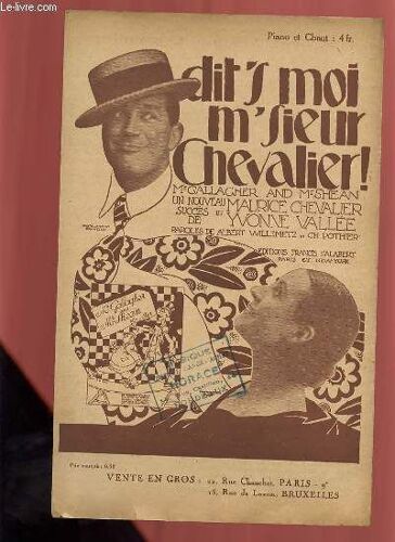 Dit's Moi M'sieur Chevalier.