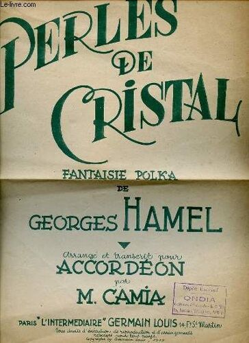 Perles De Crstal. Fantaisie- Polka.