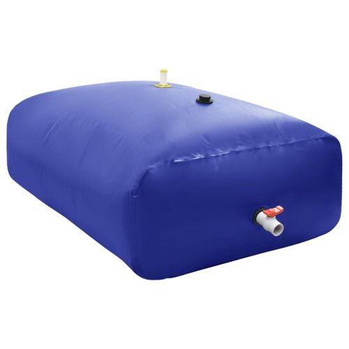 vidaXL Réservoir d'eau avec robinet pliable 2100 L PVC
