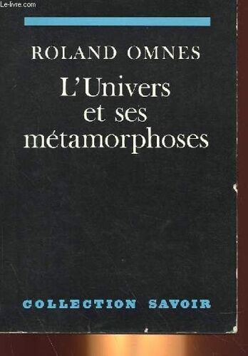 L'univers Et Ses Metamorphoses