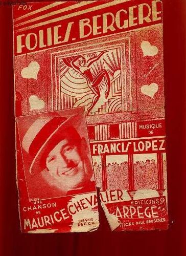 Folies Bergere. Fox Chante.
