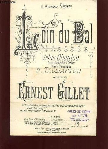 Loin Du Bal. Valse Chantee.