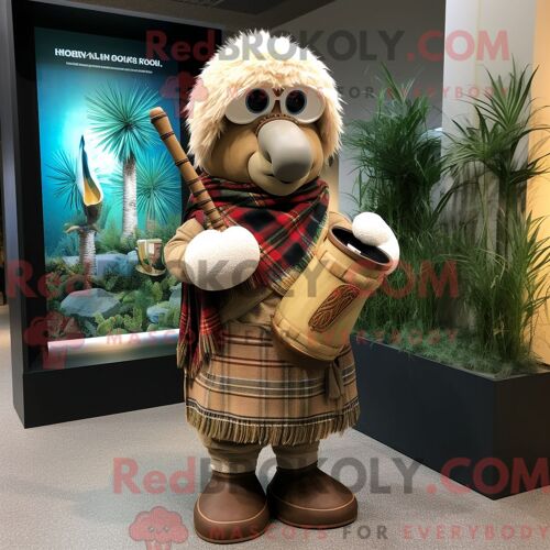 Personnage De Costume De Mascotte Redbrokoly De Dauphin Vert Citron Habillé Avec Un Pantalon De Jogging Et Un Châle