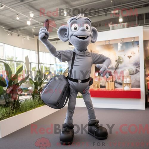 Personnage Mascotte Redbrokoly Du Château Irlandais Bleu Habillé D Un Jegging Et De Porte-Clés