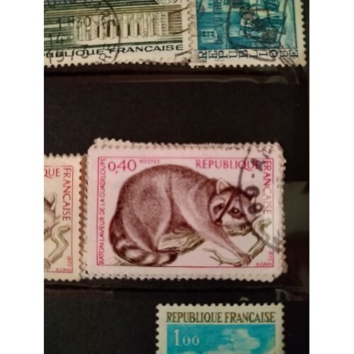 Timbre France 1754 1755 Protection De La Nature 1973