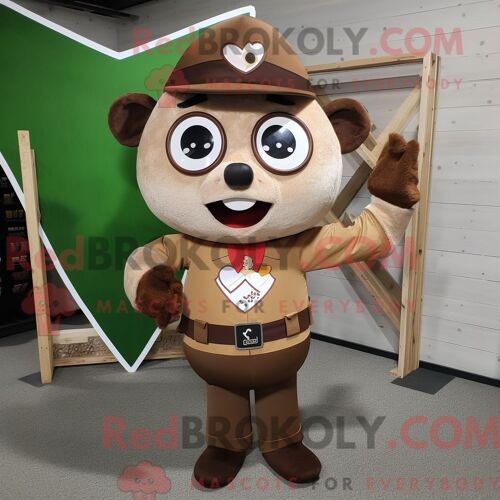 Costume Mascotte Redbrokoly Strongman Vert Forêt Personnage Habillé Avec Un Sweat-Shirt Et Des Gants