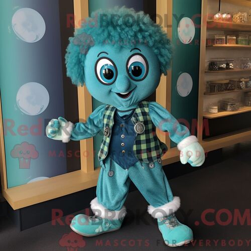 Personnage De Costume De Mascotte Redbrokoly De Corned-Beef Et De Chou Magenta Habillé Avec Une Combishort Et Des Bagues