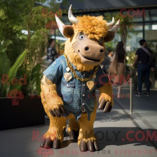 Costume Mascotte Redbrokoly D Ogre Argenté Habillé D Un Blazer Et De Montres Bracelet