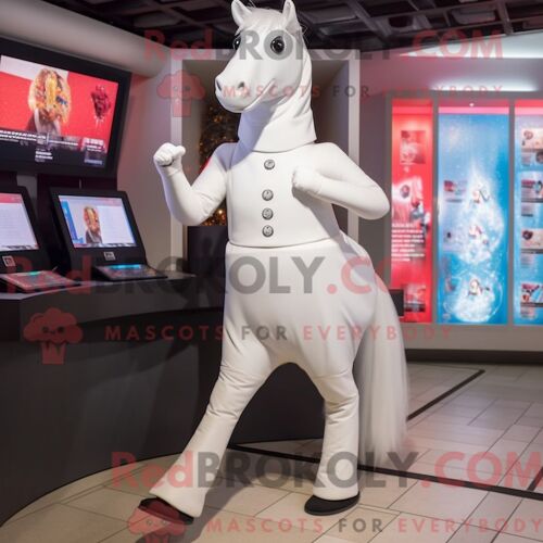 Costume Mascotte Redbrokoly De Tomate Argentée Personnage Habillé Avec Un Bermuda Et Des Bagues