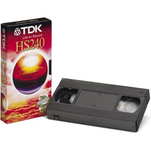 TDK Cassette VHS 240min High Quality