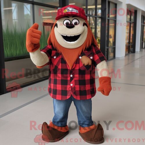 Costume Mascotte Redbrokoly De Gosling Noir Personnage Habillé Avec Une Robe De Bal Et Des Broches