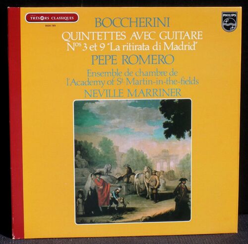 Boccherini Pepe Romero Marriner Quintettes 3 & 9 Lp/Cv Nm Cleaned By Clearaudio