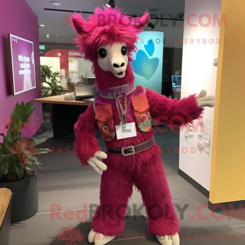 Costume De Mascotte Redbrokoly De Bougie Parfumée À La Crème Personnage Habillé Avec Une Robe De Mariée Et Des Épingles À Cheveux