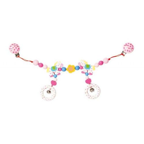 Heimess 763480 - Hochet - Chaîne De Poussette Avec Clips - Chevaux