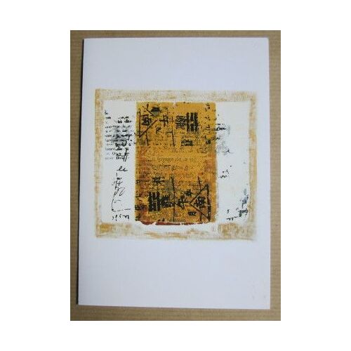 Carte Postale Double : Papier Manuel Tendu Sur Tartalane De Muriel Astié