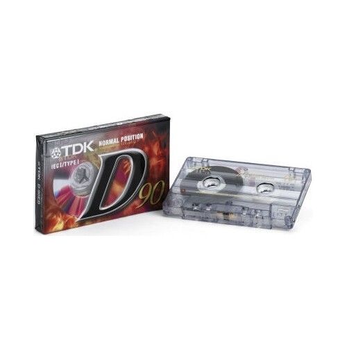 TDK D90 Normal position IEC I/TypeI - Cassette audio vierge