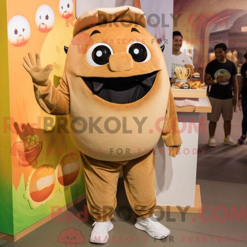 Costume De Mascotte Redbrokoly De Grenade Vert Citron Habillé D Une Jupe Portefeuille Et D Un Porte-Monnaie