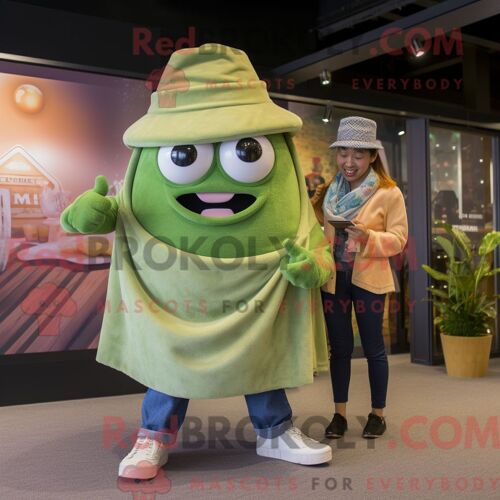 Costume De Mascotte Redbrokoly De Vautour Gris Habillé D Un Short En Jean Et De Portefeuilles