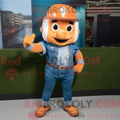 Personnage De Costume De Mascotte Redbrokoly De Fée Des Dents Vertes Habillé Avec Une Barboteuse Et Des Montres Numériques