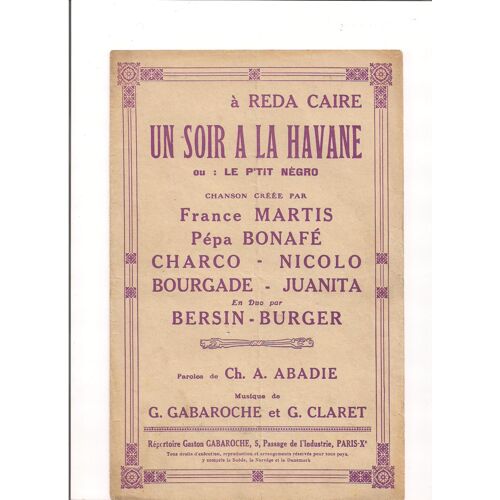 Un Soir A La Havane