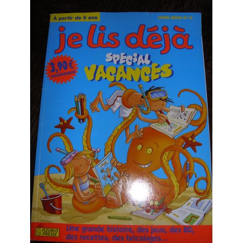 Je Lis Déjà Spécial Vacances Hors Série 15
