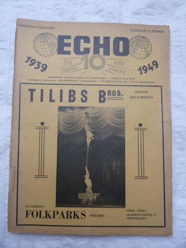 Catalogue Professionnel Du Cirque Et Variétés Echo - 1949-