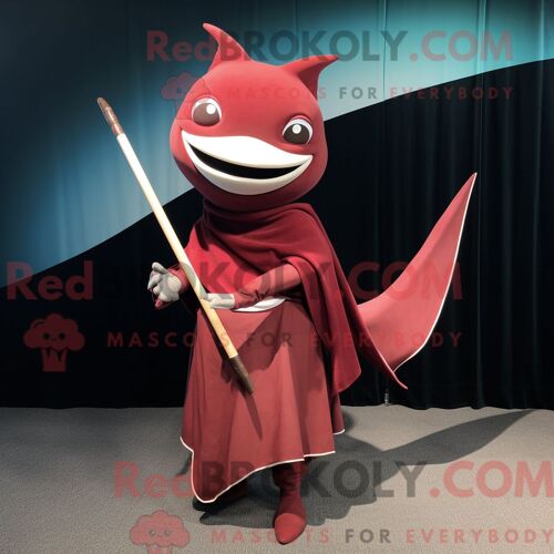 Costume Mascotte Redbrokoly De Sanglier Bleu Marine Personnage Habillé Avec Une Barboteuse Et Des Bonnets
