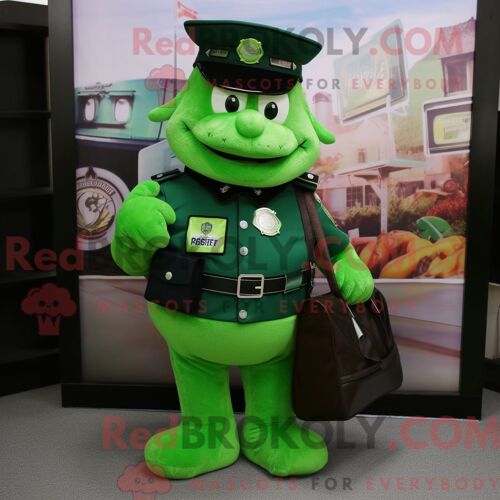 Costume De Mascotte Redbrokoly De Cyan Ceviche Habillé D Une Robe Taille Empire Et De Lunettes De Lecture