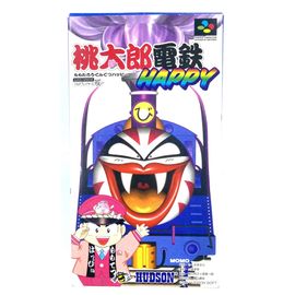Jeu Snes Momotarou Densetsu Happy Nintendo Super Famicom En Boite Japonais