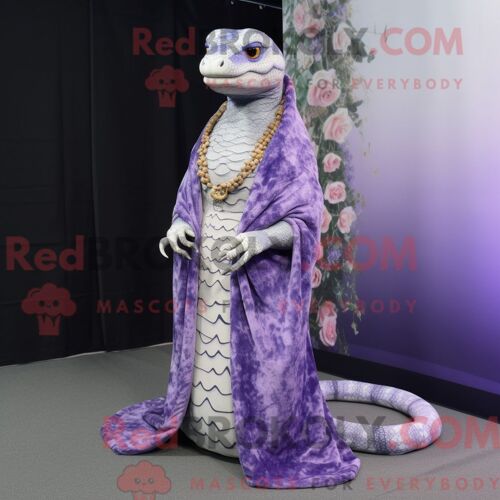 Personnage De Costume De Mascotte Redbrokoly Pad Thai Rose Habillé Avec Un Pantalon Chino Et Des Lunettes
