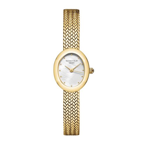Montre Rosefield Mini Oval Gold Dorée