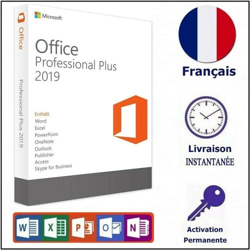 Pack Office 2019 Pro Professional 32/64 Bit